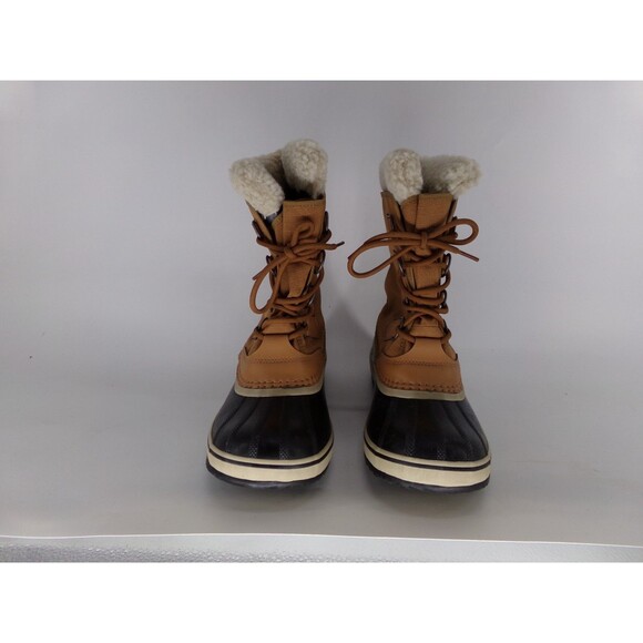 Sorel Carnival Boots Womens 9 Waterproof Winter Snow Insulated Brown NL3483-224 - Picture 2 of 8